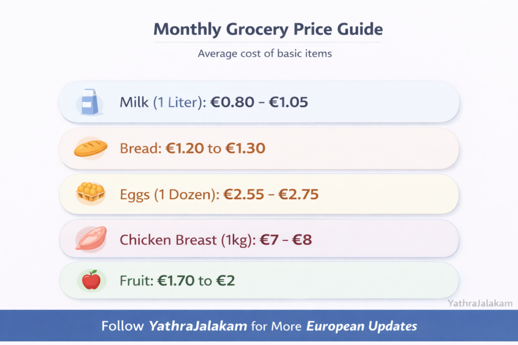 Groceries and Food Cost in Spain