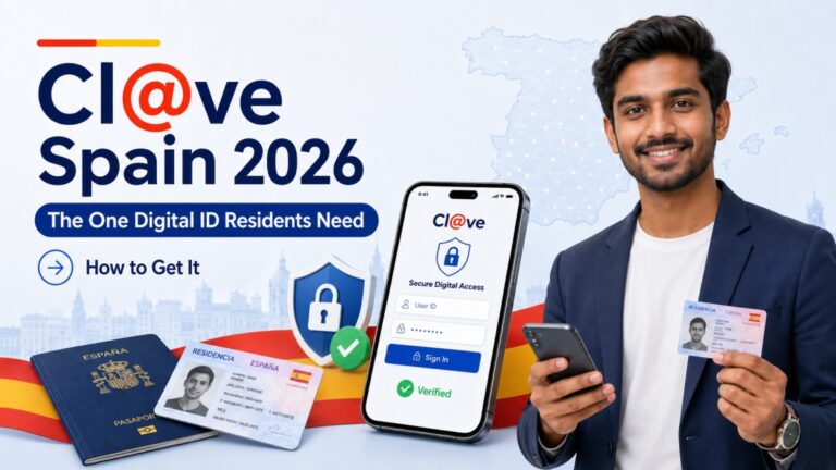 Cl@ve registration Spain Indians 2026