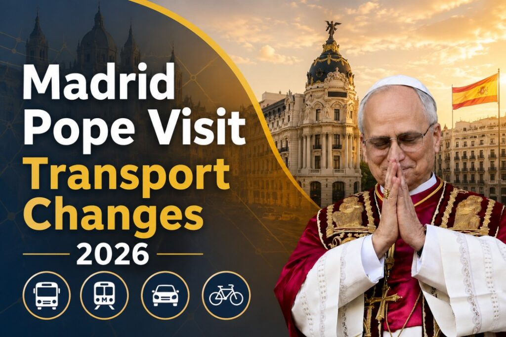 Madrid Pope Visit Metro & Transport Changes 2026