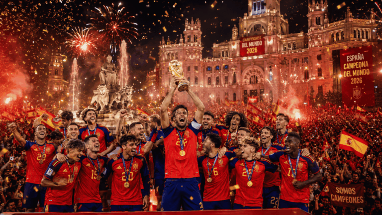 Free public celebration of Spain's 2026 World Cup